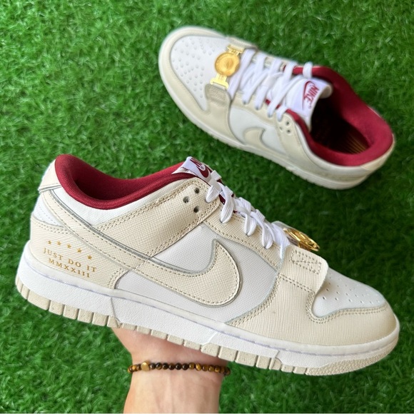 Nike Shoes - Nike Dunk Low Se Phantom / Team Red